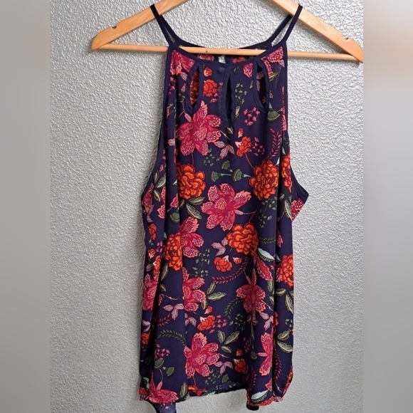 Papermoon Walita Floral Tunic With Cutouts    Size XXL - Picture 1 of 9